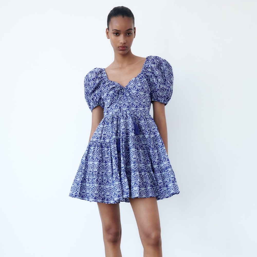 Zara Printed Short Dress